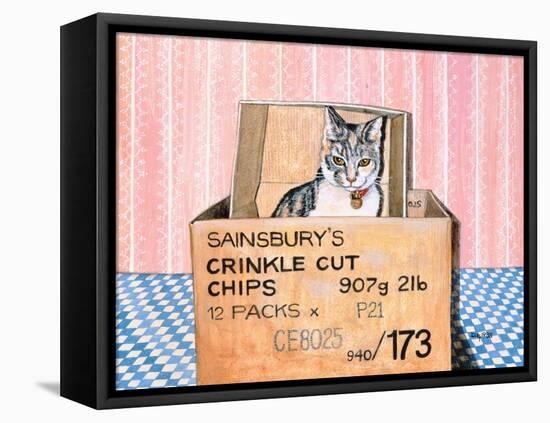 Crinkle Cut Chips-Ditz-Framed Stretched Canvas