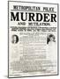 Crippen Wanted Poster-null-Mounted Photographic Print
