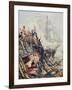 Crippled But Unconquered: The 'Belleisle' at the Battle of Trafalgar, 21st October 1805, from…-William Lionel Wyllie-Framed Giclee Print