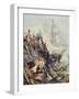 Crippled But Unconquered: The 'Belleisle' at the Battle of Trafalgar, 21st October 1805, from…-William Lionel Wyllie-Framed Giclee Print