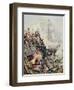 Crippled But Unconquered: The 'Belleisle' at the Battle of Trafalgar, 21st October 1805, from…-William Lionel Wyllie-Framed Giclee Print