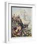 Crippled But Unconquered: The 'Belleisle' at the Battle of Trafalgar, 21st October 1805, from…-William Lionel Wyllie-Framed Giclee Print