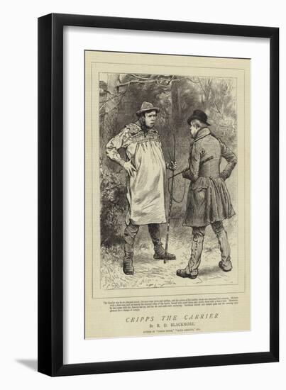 Cripps the Carrier-Charles Green-Framed Giclee Print