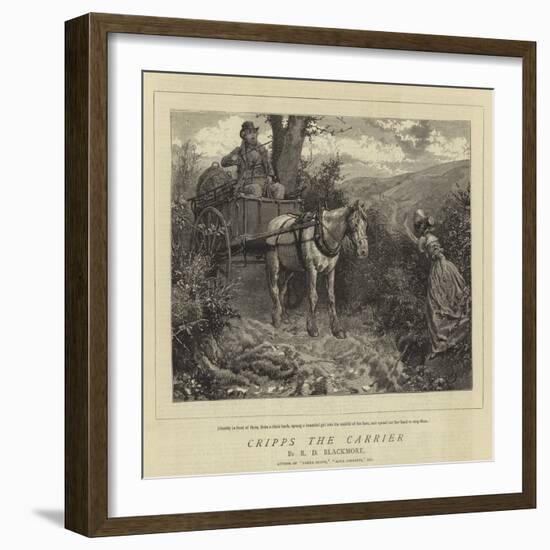 Cripps the Carrier-Charles Green-Framed Giclee Print