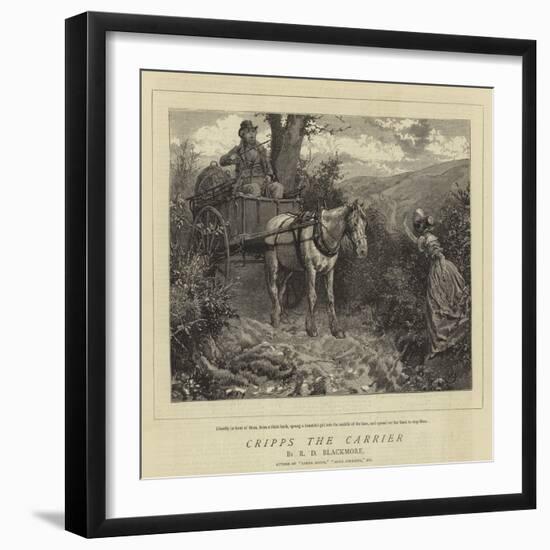 Cripps the Carrier-Charles Green-Framed Giclee Print