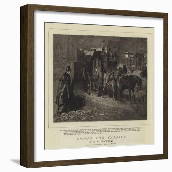 Cripps the Carrier-Charles Green-Framed Giclee Print