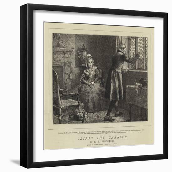 Cripps the Carrier-Charles Green-Framed Premium Giclee Print