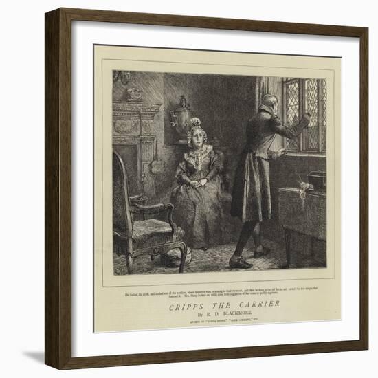 Cripps the Carrier-Charles Green-Framed Giclee Print