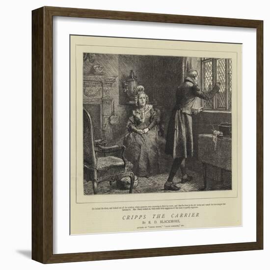 Cripps the Carrier-Charles Green-Framed Giclee Print