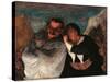 Crispin and Scapin-Honoré Daumier-Stretched Canvas