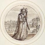 A Hand Supporting a Heart with an Imperial Crown-Crispin I De Passe-Giclee Print