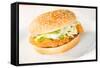 Crispy Chicken Burger-calvste-Framed Stretched Canvas