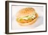 Crispy Chicken Burger-calvste-Framed Photographic Print