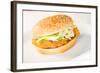 Crispy Chicken Burger-calvste-Framed Photographic Print