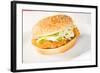 Crispy Chicken Burger-calvste-Framed Photographic Print