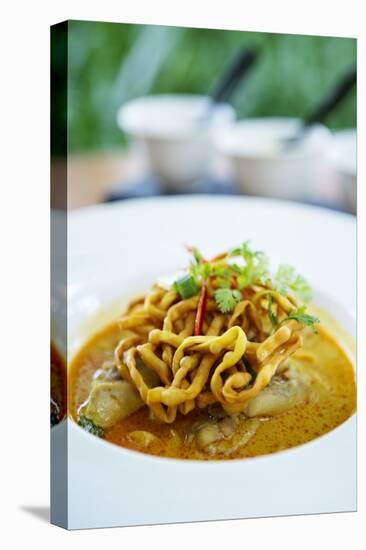 Crispy Noodles and Thai Curry, Chiang Mai, Thailand, Southeast Asia, Asia-Alex Robinson-Stretched Canvas
