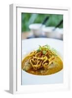 Crispy Noodles and Thai Curry, Chiang Mai, Thailand, Southeast Asia, Asia-Alex Robinson-Framed Photographic Print