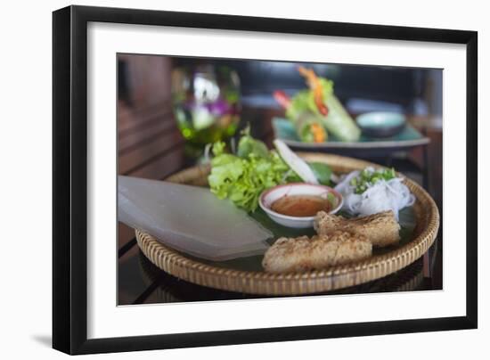 Crispy Spring Rolls, Da Nang, Vietnam, Indochina, Southeast Asia, Asia-Ian Trower-Framed Photographic Print