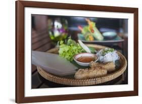 Crispy Spring Rolls, Da Nang, Vietnam, Indochina, Southeast Asia, Asia-Ian Trower-Framed Photographic Print