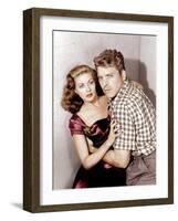 Criss Cross, Yvonne De Carlo, Burt Lancaster, 1949-null-Framed Photo