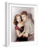 Criss Cross, Yvonne De Carlo, Burt Lancaster, 1949-null-Framed Photo