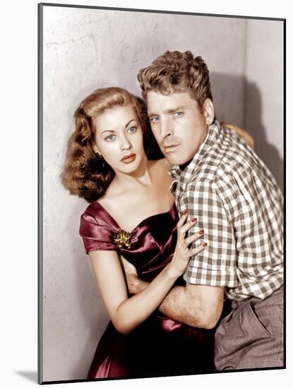 Criss Cross, Yvonne De Carlo, Burt Lancaster, 1949-null-Mounted Photo