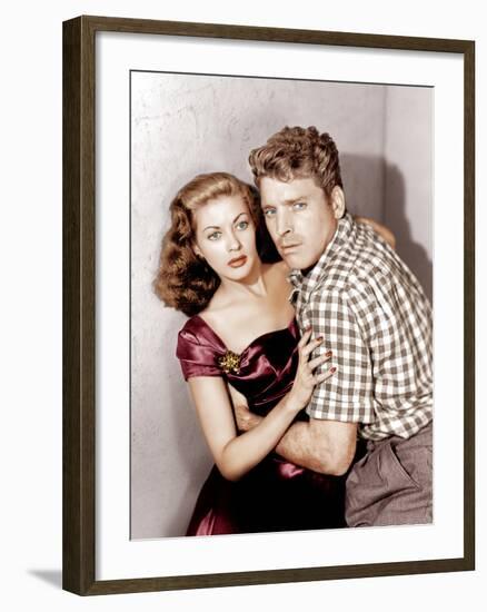 Criss Cross, Yvonne De Carlo, Burt Lancaster, 1949-null-Framed Photo