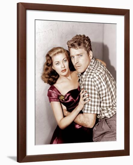 Criss Cross, Yvonne De Carlo, Burt Lancaster, 1949-null-Framed Photo