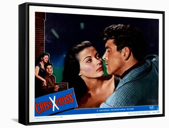 Criss Cross, Yvonne De Carlo, Burt Lancaster, 1949-null-Framed Stretched Canvas