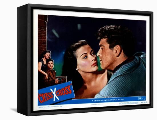 Criss Cross, Yvonne De Carlo, Burt Lancaster, 1949-null-Framed Stretched Canvas