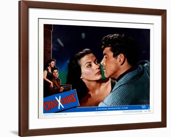 Criss Cross, Yvonne De Carlo, Burt Lancaster, 1949-null-Framed Art Print