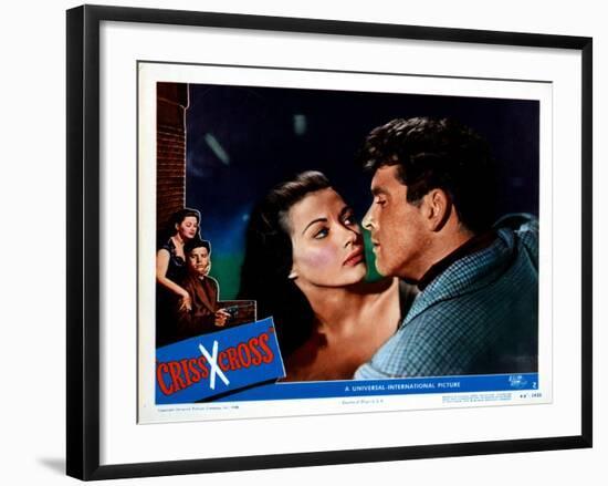 Criss Cross, Yvonne De Carlo, Burt Lancaster, 1949-null-Framed Art Print