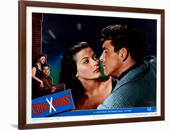 Criss Cross, Yvonne De Carlo, Burt Lancaster, 1949-null-Framed Art Print