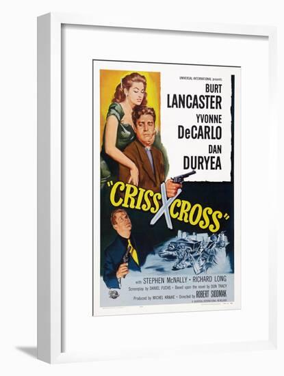 Criss Cross-null-Framed Art Print