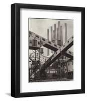 Criss-Crossed Conveyors - Ford Plant, 1927-Charles Sheeler-Framed Art Print