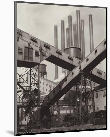 Criss-Crossed Conveyors - Ford Plant, 1927-Charles Sheeler-Mounted Art Print