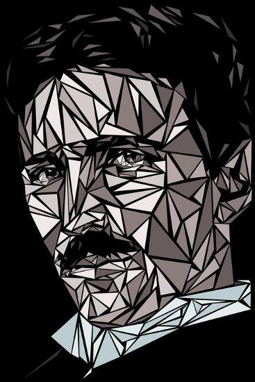 Nikola Tesla | Ink Drawing | Illustration | Giclée Print – Point 506 Nikola Tesla | Ink Drawing | Illustration | Giclée Print – Point 506