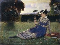 Alaide in Garden, 1867-Cristiano Banti-Giclee Print