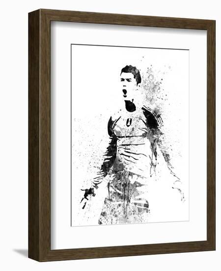 Cristiano Ronaldo Watercolor I-Jack Hunter-Framed Art Print
