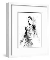 Cristiano Ronaldo Watercolor I-Jack Hunter-Framed Art Print