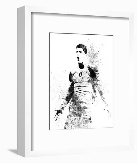 Cristiano Ronaldo Watercolor I-Jack Hunter-Framed Art Print