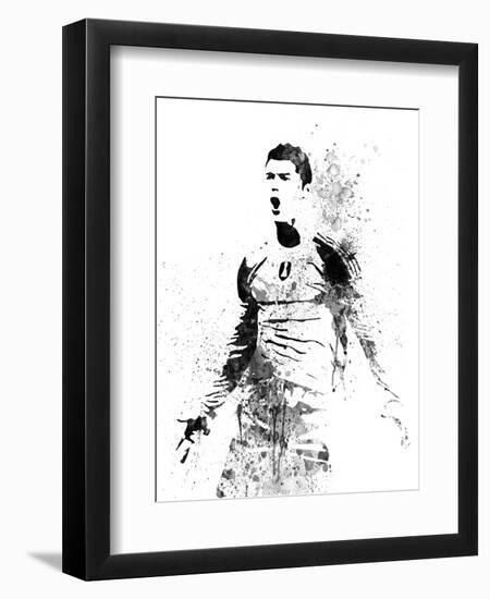 Cristiano Ronaldo Watercolor I-Jack Hunter-Framed Art Print