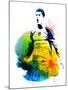 Cristiano Ronaldo Watercolor-Jack Hunter-Mounted Art Print