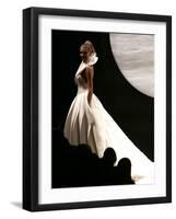 Cristina Chiabotto, Miss Italy 2004, Wears a Creation by Italian Fashion Designer Fausto Sarli-null-Framed Photographic Print
