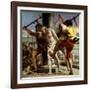 Cristo a La Columna, 1772-Giovanni Domenico Tiepolo-Framed Giclee Print