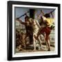 Cristo a La Columna, 1772-Giovanni Domenico Tiepolo-Framed Giclee Print