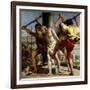 Cristo a La Columna, 1772-Giovanni Domenico Tiepolo-Framed Giclee Print