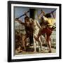 Cristo a La Columna, 1772-Giovanni Domenico Tiepolo-Framed Giclee Print