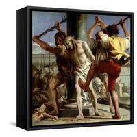 Cristo a La Columna, 1772-Giovanni Domenico Tiepolo-Framed Stretched Canvas