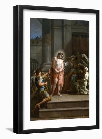Cristo Ante Pilatos En El Pretorio, Ca. 1754, Italian School-Corrado Giaquinto-Framed Giclee Print
